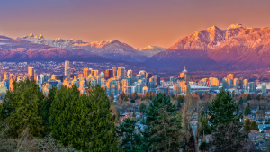 Vancouver at dusk
